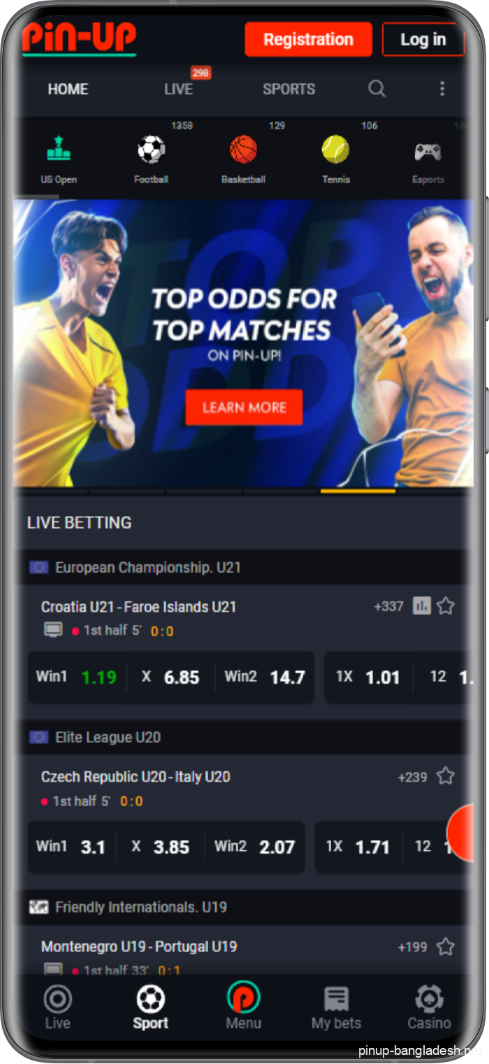 PinUp BD App Betting