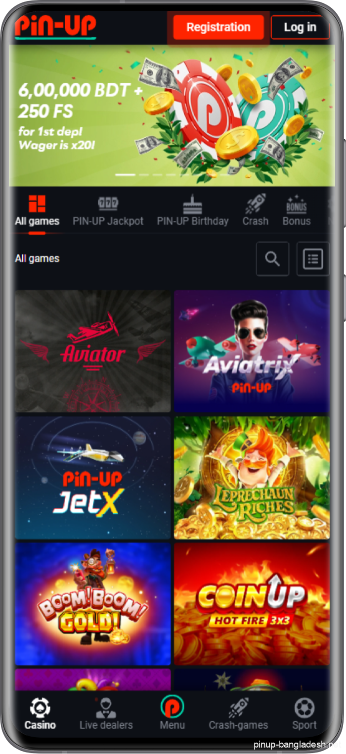 PinUp BD App Casino