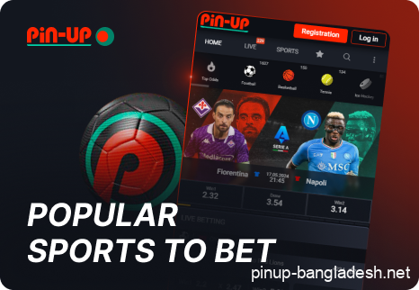 Sports betting in the Pin Up BD app