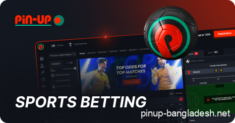 Sports betting at Pin Up Bangladesh
