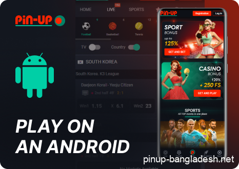 Instructions for playing in the Pin Up app for Android